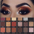 Prism Makeup Matte Eyeshadow Palette Pro, 18 Colors Pigmented Shimmer Glitter, Long Lasting Waterproof (01# Seductress)