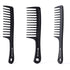 HYOUJIN Black Large Wide Tooth Detangler Paddle Brush, Best Styling Comb for Curly, Wet, Long Hair
