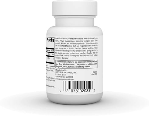 Source Naturals Pine Bark Extract, 150mg, 30 Tablets