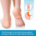 Sumiwish Heel Cups for Heel Pain, 6 PCS Thick Silicone Heel Support for Plantar Fasciitis, Bone Spur Pain Relief