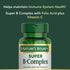 Immune 150 Pack 2 Nature's Bounty Super B Complex with Vitamin C & Folic Acid, & Energy Support, Tablets