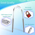 4PCS Stainless Steel Tongue Scrapers, 100% BPA Free Oral Hygiene Brushes, Reusable for Bad Breath