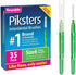 Piksters Interdental Brushes, 35 pk, Size 6, Tooth Brush for Larger Gaps, Gum Soft Bristles for Plaque Removal