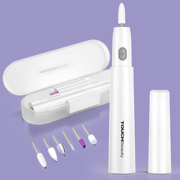 TOUCHBeauty Electric Nail Drill, Professional Nail Files for Acrylic Gel Nails, Portable Manicure Kit