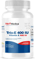 Trio-E 400 IU Vitamin E Dietary Supplement for Antioxidant Health & Immune System, 60 Softgels