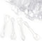 100PCS Disposable Tasting Spoons, Ice Cream Dessert Taster Spoons, Mini Spoons for Sampling, Clear