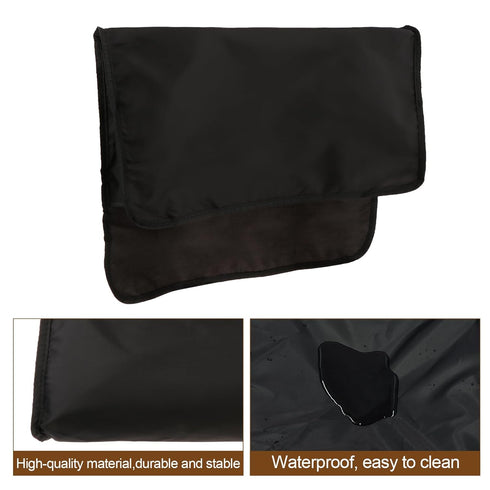 Salon Barber Chair Back Covers - Protective Equipment Tools & Accessories for Hair Stylist - Black