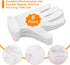Selizo 6 Pairs 100% White Cotton Gloves for Eczema, Moisturizing Gloves for Dry Hands Overnight Women, Moisture Sleeping Spa Lotion Hand Cream Gloves for Eczema Dry Cracked Hands Sensitive Skin