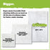 Crocodile Cloth All-Purpose Cleaning Wipes, 80 Biodegradable, 10" x 15", Safe on Skin & Surfaces