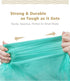 AYOTEE Compostable Trash Bags, 4 Gallon Drawstring, 100 Counts, Ultra Strong Unscented for Bathroom, Kitchen, Car, Pet