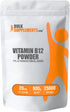 BulkSupplements.com Vitamin B12 Powder - Cyanocobalamin, Vitamin B Supplement, 200 mcg, Essential Vitamin, Gluten Free,