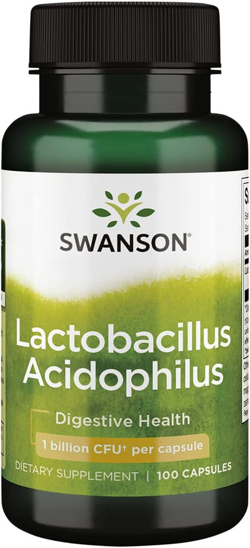 Swanson Acidophilus 2 Billion CFU, 100 Capsules