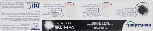 Mentadent Multicolor Activated Charcoal Toothpaste