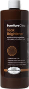 Furniture Clinic Teak Brightener - Enhances Natural Color & Shine of Wood, 34 Fl. Oz.