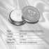 4-Pack 1632 Rechargeable Coin Cells for Tile Key Finder, 3.7V LIR1632 Lithium Button Battery