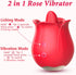 Visetoyz 9 Rose Toy Vibrator for Women, Tongue Licking Mini Clitoral Vibrator Stimulator with Vibrating Pleasure