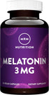 MRM Melatonin 3mg, Purity Assured by HPLC, 60 Vcaps