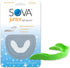 SOVA Junior Night Guard, Spring Green - 1.6mm Thin Custom-Molded Fit for Teeth Grinding Protection