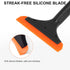 SetSail Shower Squeegee: Small Silicone Squeegee for Glass Doors, Windows, Bathroom & Car
