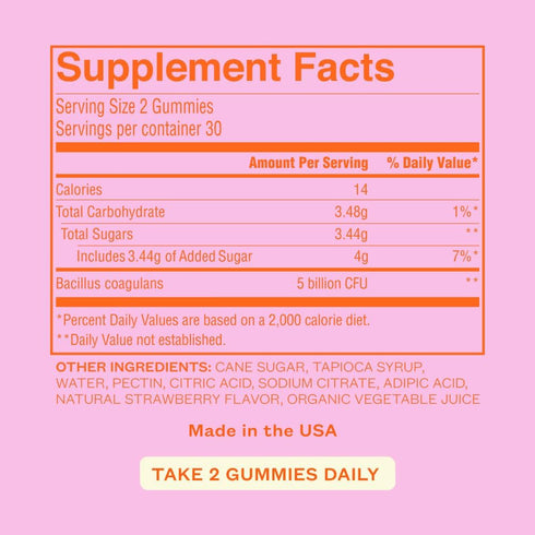 Gummies 5 60 Count Cheeky Bonsai, Vaginal Probiotic for Women - Balanced pH, Healthy Odor, and Flora Support - Billion