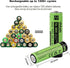iMah 10-Pack AA Rechargeable Batteries 1.2V 1300mAh Ni-MH for Solar Lights, Garden Lamps, Remotes, Mice
