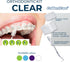 Orthodontic Kit Clear, Oral Care Set with Toothbrush, Protector Cap, Floss, Wax, Floss Threaders, Brushes with Case