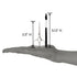 REFINE - Italy Eyebrow Scissors with Wooden Handle Grooming Kit