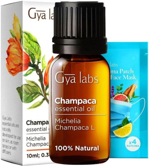 Set Set 2x0.34 oz Champaca & Helichrysum Essential Oil - Aromatherapy Grade Essential Oils - fl - Gya Labs