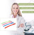 HEALLILY Super Bristle Toothbrush, 12 Pack for Adults, Hard Bristles for Stain Removal, Compact Travel Size