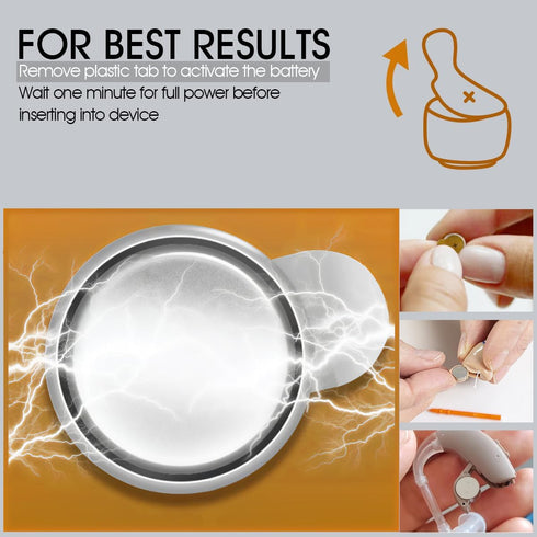 XUNIUZERO 312 (24 Count), 1.4V Hearing Aid Batteries Size Mercury Free Easy to Open and Carry Long Lasting Batteries