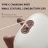 TSDRBWO 4D Neck and Shoulder Massager,Portable Shiatsu Back Massage Hand-Shaped Deep Tissue Kneading Massager with Heat