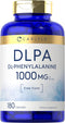Carlyle DL-Phenylalanine, 1000mg, 180 Capsules, Non-GMO, Gluten Free Supplement