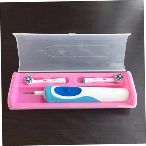 Healifty Portable Electric Toothbrush Case - Pink