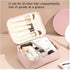Makeup Bag Large Capacity,Waterproof Travel Cosmetic Bag for Women,Portable Travel Makeup Bag,Large Toiletry Bag for Women,Skincare Bag,Makeup Storage Bag,Makeup Brush Bag (Pink)