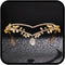 CLOACE Rhinestone Headband, Gold Leave Pendant Headpiece, Crystal Hair Accessories for Women and Adult Bride