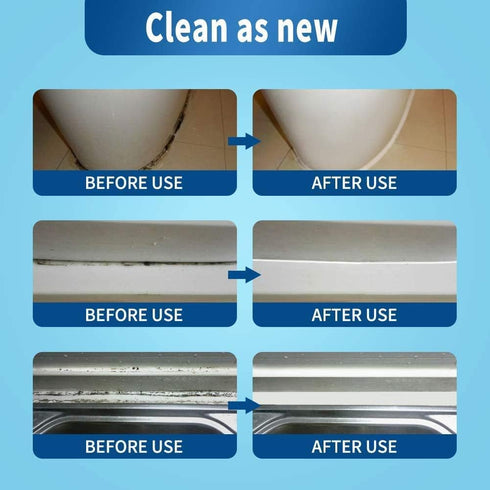 Mold Mildew Cleaner Gel, Household Cleaner for Wall Tiles Grout Sealant Bathroom Cleaning - 8 Fl.Oz (Pack of 1)