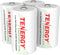 Tenergy Centura Lite 1.2V NiMH Rechargeable D Battery, 3000mAh Low Self Discharge D