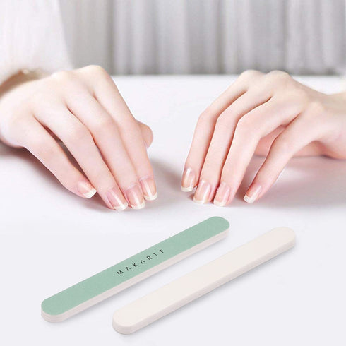 Makartt Nail Buffer Block - 400 6000 Grit Buffers and Shiners for Natural Acrylic Fingernails, 10 Pcs Kit