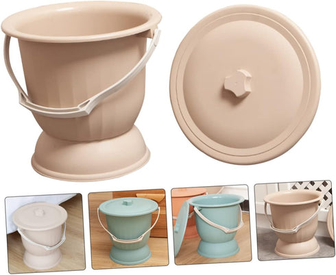 Portable Urinal Pot for Boys and Girls with Easy-Clean Lid
