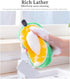 WishLotus 4Pcs Dish Cleaning Sponges, Cute Fruit-Shape Thickened Kitchen Sponge, Multifunctional Wipe for Dishes