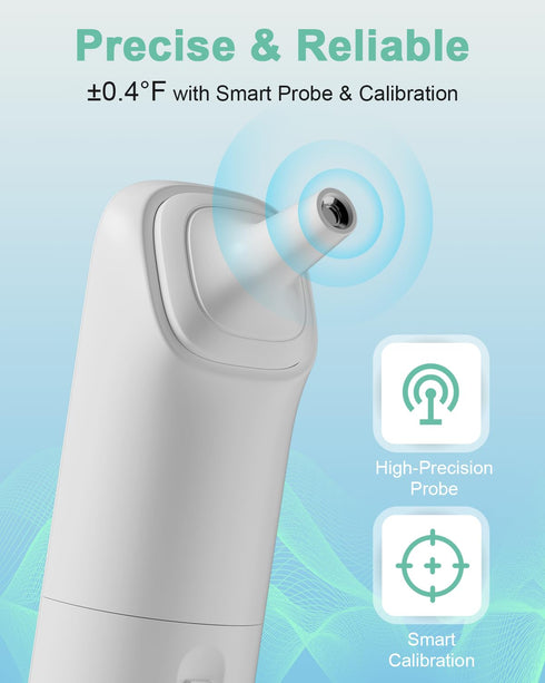 Mode,40 1 Pack) Baby Thermometer for Kids - Ear Thermometer FSA-HSA Eligible, Digital Thermometers for Adults, Accurate