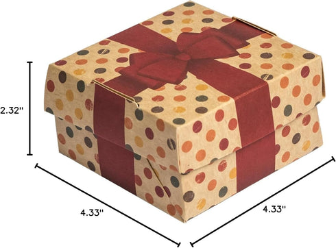 Collection Xs Gift Box for Present, Decorative Storage Boxes with Lids, Perfect for Holding Specialty Chocolate