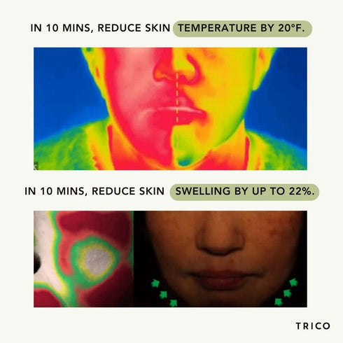 TRICO Green Tea Multi-Tasking Cooling Pad, 3-in-1 Korean Toner Pads for All Skin Types - 90 Pads