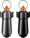 2 Packs Pill Keychain, Waterproof Pill Holder, Portable Aluminum Alloy Container for Outdoor Travel, Small Pocket Pill
