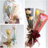 NatureMan 150Counts/6 Packaging Day17.5 4.7 1.6Inch Colors Single Rose Sleevem,Waterproof Flower Wrapping Paper Single