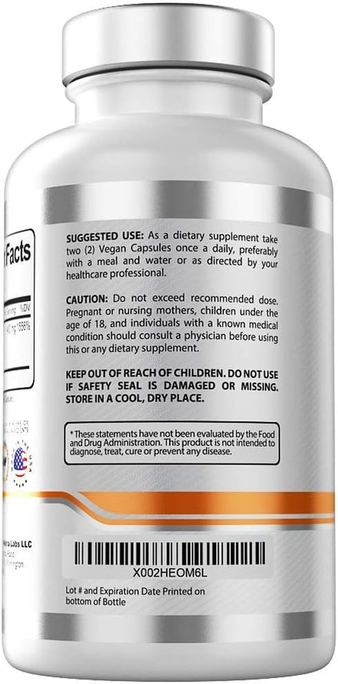 Liposomal Vitamin C 1400mg, 180 Vegan Capsules, Fat Soluble High Absorption VIT C for Immune System Support