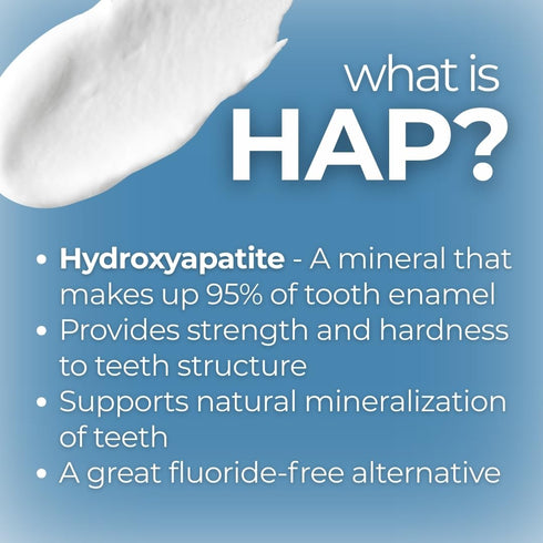 Red Seal Hydroxyapatite Baking Soda Toothpaste Fluoride Free, NATRUE Certified Natural Supports Enamel Mineralization