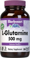 Bluebonnet Nutrition L-Glutamine 500mg, 50 Vegetable Capsules, Supports Immune Function, Vegan, Non-GMO, Kosher