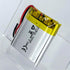 HXJNLDC 3.7V 900mAh 102530 3.7-5V 2-Wire DC Rechargeable Lithium Polymer Battery, Suitable for DIY Electronic Products