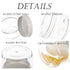 ZEJIA Mini Makeup Containers, 5 Gram Sample Containers with Lids, Empty Plastic Travel Cosmetic Containers, 25 Count,